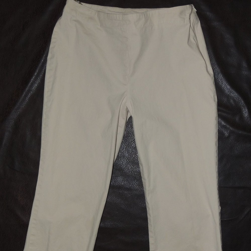 Gap Women's - Form Fitting Side Fastening/Zipper Dress Casual Capri Pant